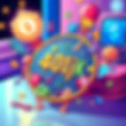 A vibrant illustration of the 401jK meme token featuring playful graphics and symbols representing finance and community spirit.