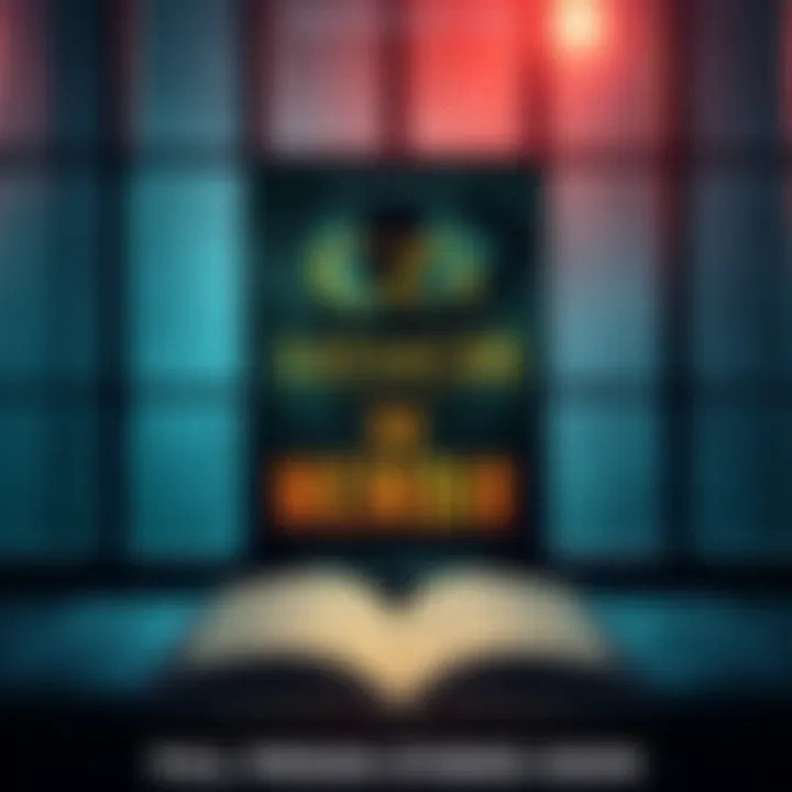 Cover of CZ's memoir featuring a prison theme with an open book and bars in the background