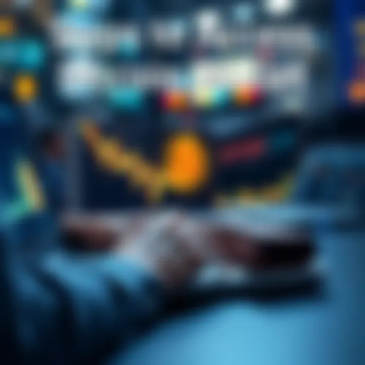 A person using a laptop to access their Bitcoin wallet with an open wallet app like Phantom or Trust Wallet.