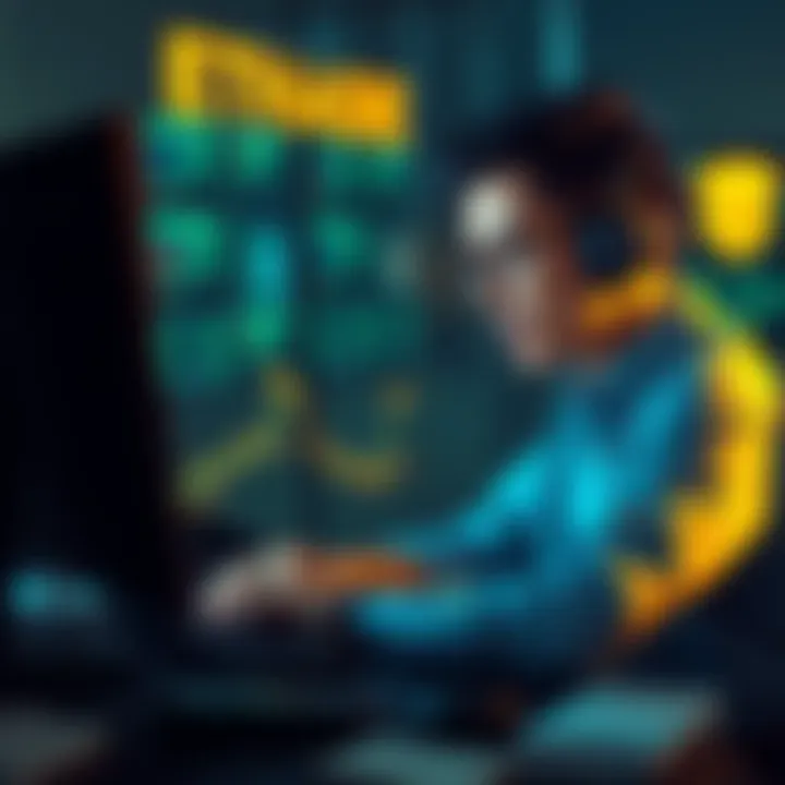 A user frustrated at their computer while seeking help for recovering ETH funds mistakenly sent to Binance