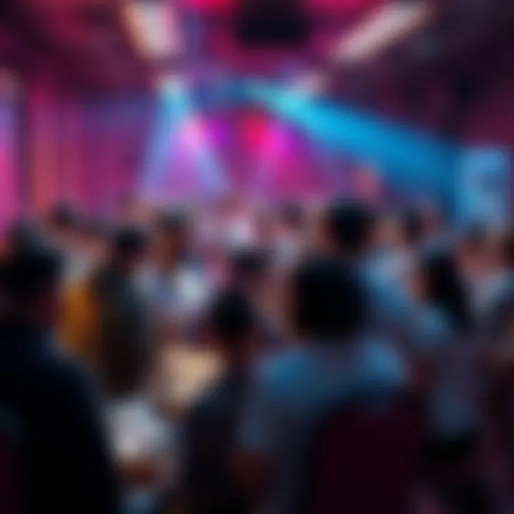 A group of people chatting and sharing ideas about memecoins at a forum. Lively discussions and exchanges of opinions are evident.