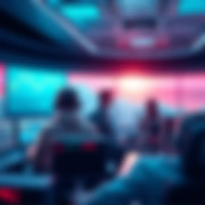 An illustration of AI financial copilots aiding traders in analyzing market trends and making decisions