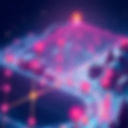 Visual depiction of the Alpenglow upgrade for Solana, showing blockchain nodes and faster transaction flows.