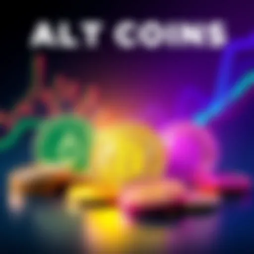 Visual comparison of major alt coins like ETH, XRP, and SOL with meme coins