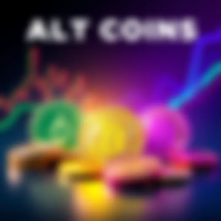 Visual comparison of major alt coins like ETH, XRP, and SOL with meme coins