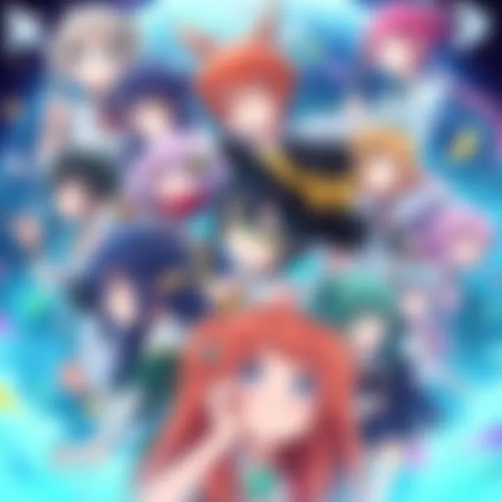 A colorful collage of popular anime characters from series like Apothecary Diaries and Witch Hat Atelier, showcasing their unique styles and themes.