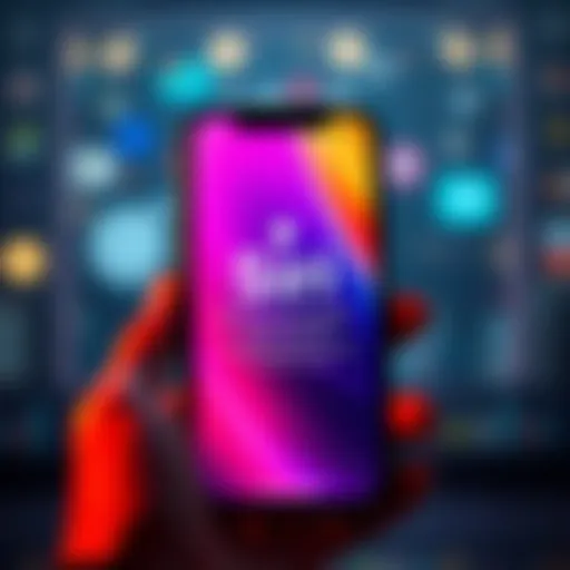 A smartphone displaying Siri with a message about daily usage limits and paid access options.