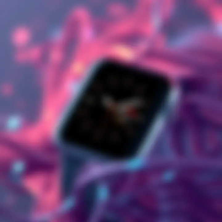 Close-up of the Apple Watch Ultra 4 showcasing new features from watchOS 27