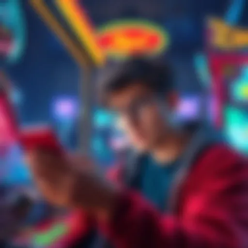 A frustrated player looking at their arcade game app showing missing rewards after the latest update.