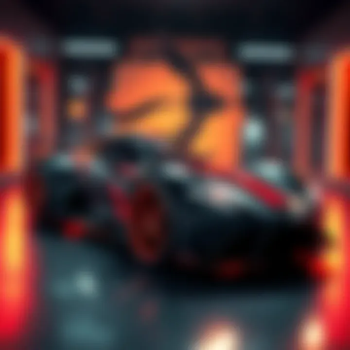 A new design for the Atlas Racer showcasing improved speed and performance features.