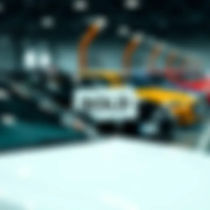 A row of auctioned cars with a 'sold' sign, but no payment received, highlighting the issue of unpaid bids