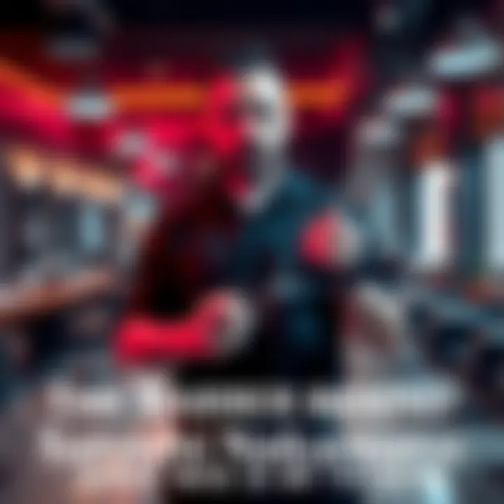 A barber holding scissors and a comb, standing in a modern salon setting.