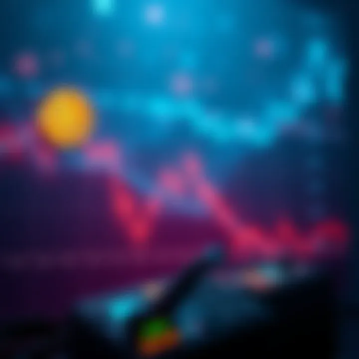 Graph showing decline in altcoin values while Bitcoin remains stable