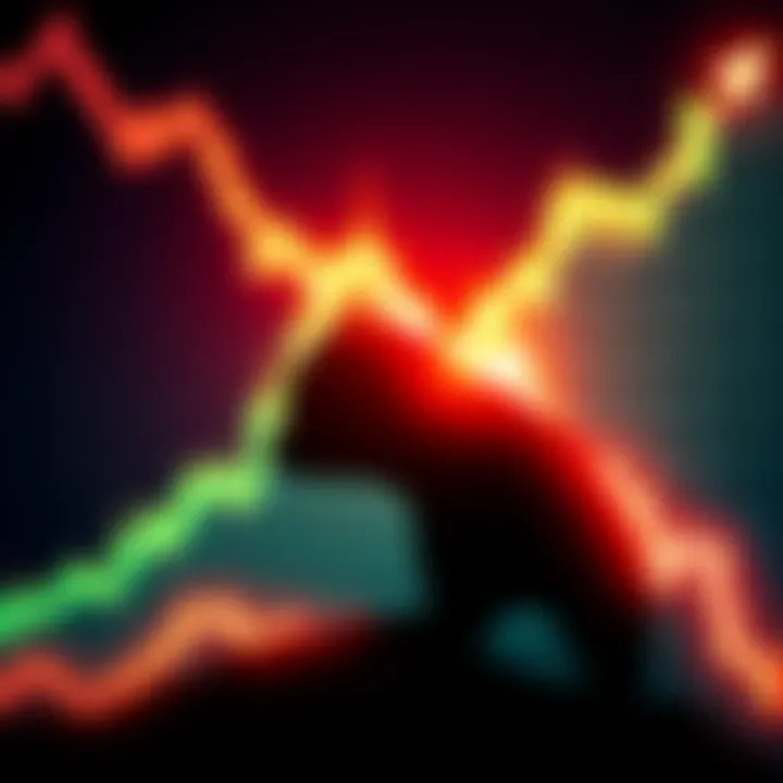 A stock market graph showing a downward trend with a bear silhouette, symbolizing the current bear market, inviting discussion about its status.