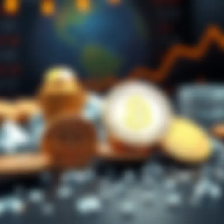 A visual representation of bid tokens with diamonds and Atlas Bucks in the background, symbolizing trade options in Atlas Earth auctions.