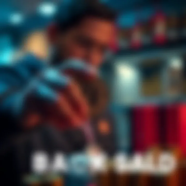 A collector holding a Bitcoin instead of gold coins during a Black Friday sale