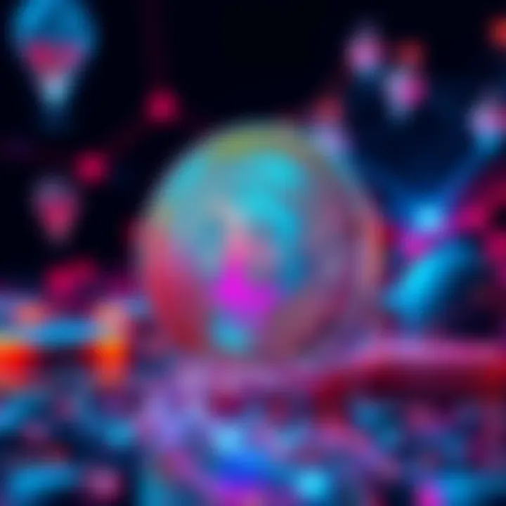 Representation of Bitcoin integrating with Cardano's DeFi sector using FluidTokens technology