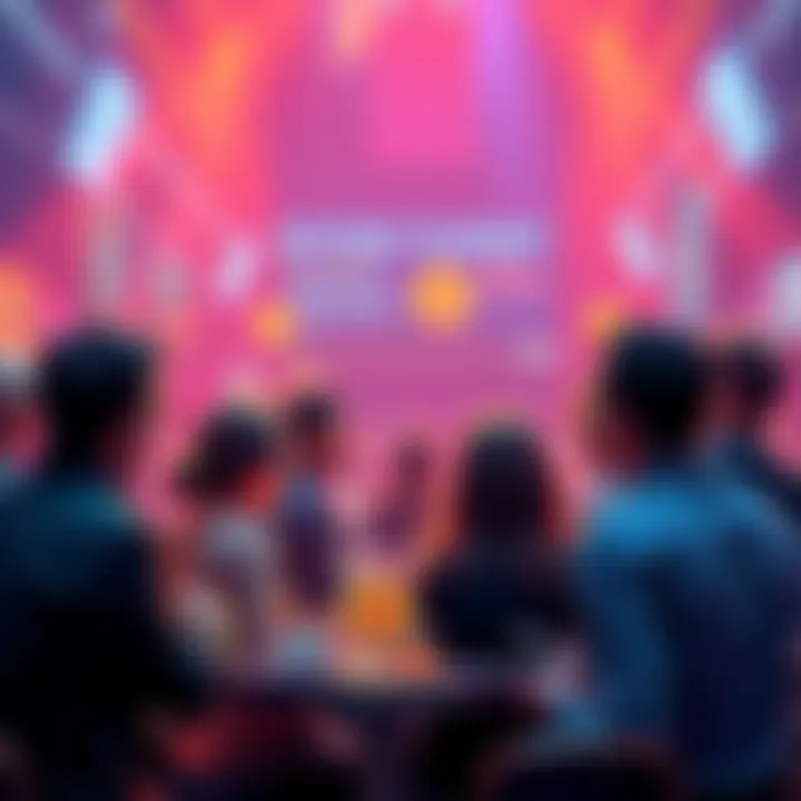 People engaging in a lively discussion about Bitcoin, sharing ideas and answering questions.