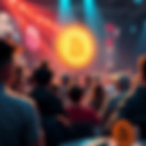A lively online forum where people are sharing thoughts and questions about Bitcoin.