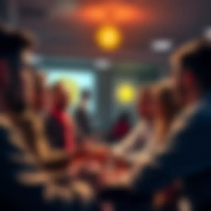 Community members engaging in a chat about Bitcoin ideas and questions