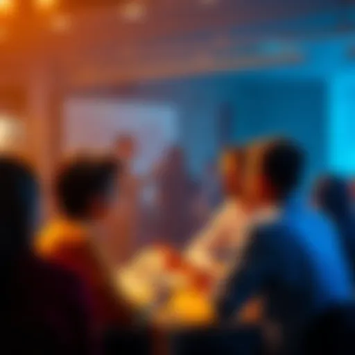 People engaging in a daily discussion about Bitcoin, sharing ideas and asking questions.