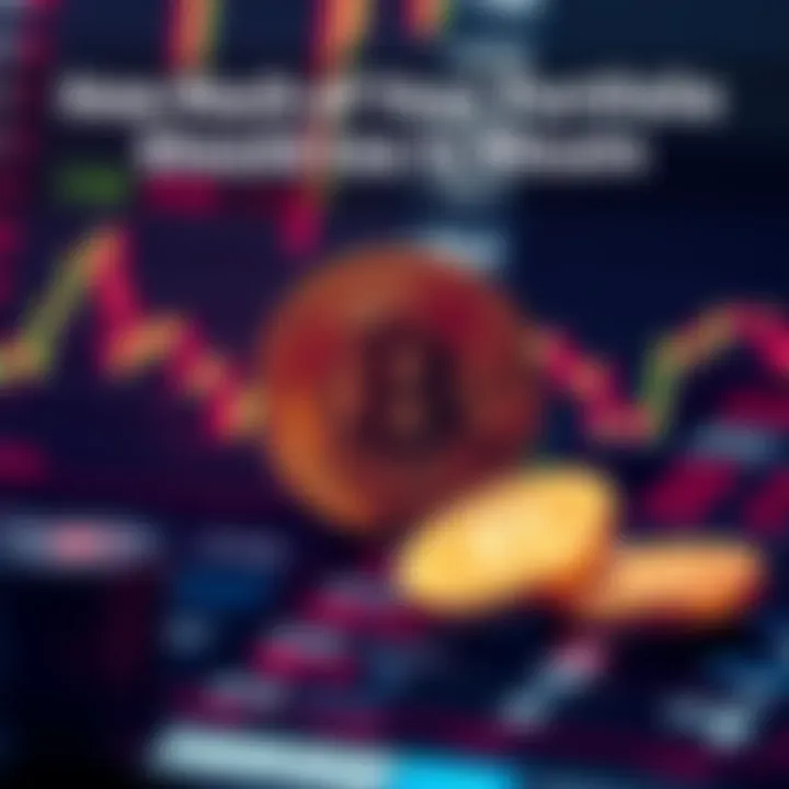 A balanced investment portfolio showing Bitcoin and other asset classes like stocks and bonds