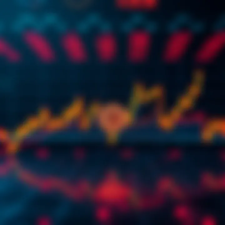 A chart showing current liquidation levels in Bitcoin trading, illustrating high-risk long positions during price changes.