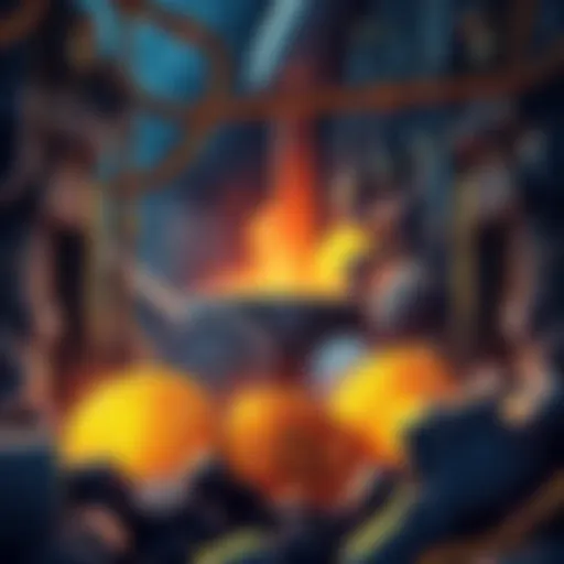 An illustration showing Bitcoin mining with miners validating transactions and collecting fees instead of new coins after the last Bitcoin is mined in 2140.