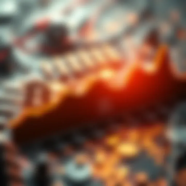 Visual representation of Bitcoin mining status, showing a graph indicating that 95% of Bitcoin has been mined with a small portion left available, highlighting the challenges for new investors.