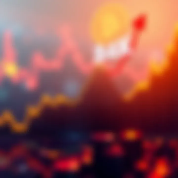 A rising Bitcoin price chart showing a significant increase after a recent dip, symbolizing the excitement among enthusiasts about its future potential.