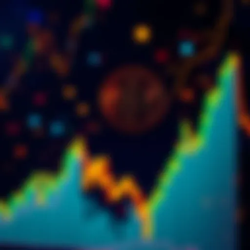 A price chart showing Bitcoin soaring past $80,000 with upward trends and notable spikes.