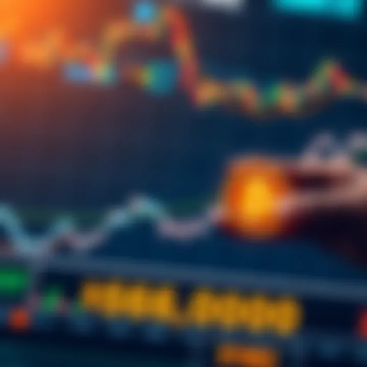 A chart showing the fluctuations in Bitcoin prices with a current price point marked at $60,000, indicating potential selling points for investors.