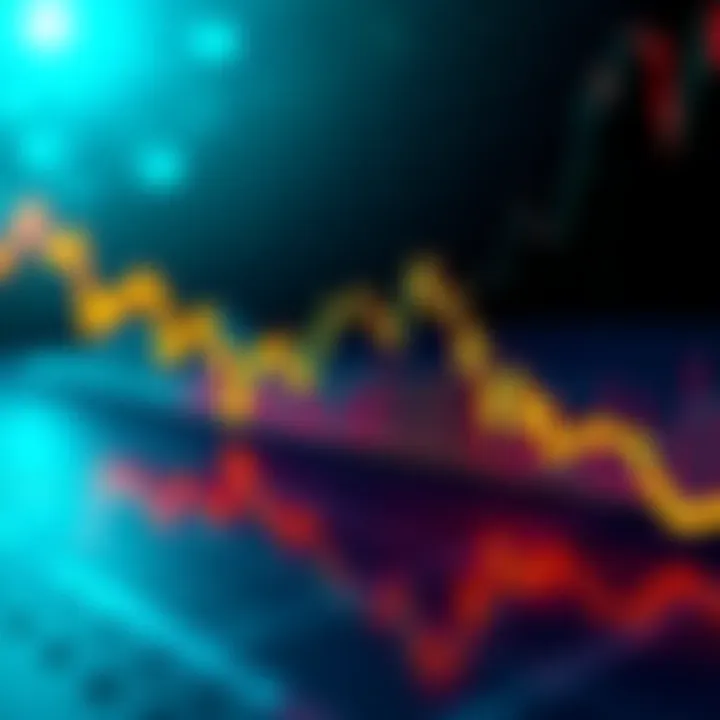 Bitcoin Price Decline A graph showing a downward trend in Bitcoin's price, indicating growing bearish sentiment among investors.