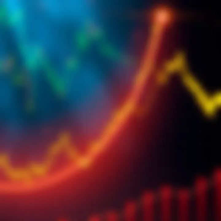 Graph showing Bitcoin's price rising and falling dramatically, symbolizing its volatility in 2026.