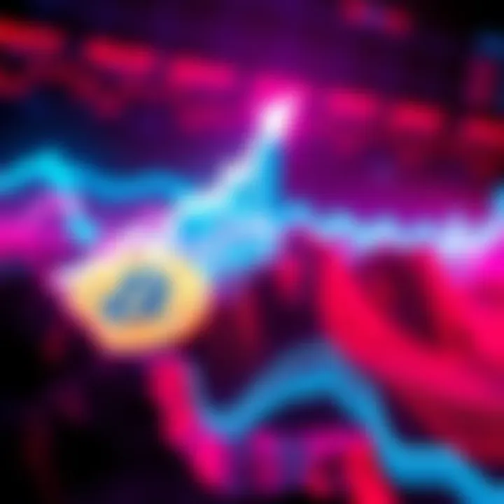 Bitcoin Price Increase A visual representation of Bitcoin value rising, with a graph showing upward trends, symbolizing growing investment gains.