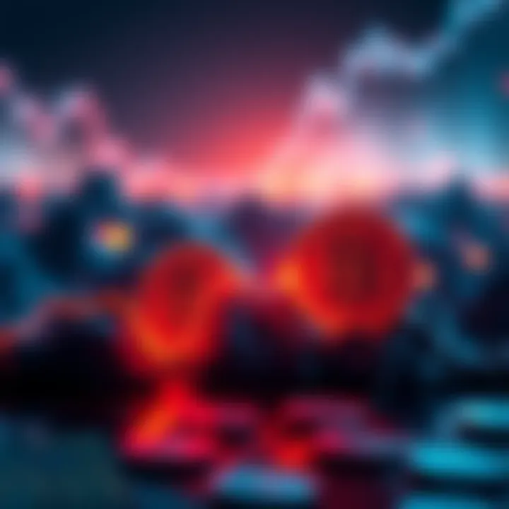 Graph showing a rising trend in Bitcoin prices towards one million dollars.