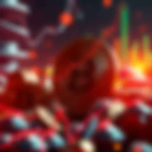 A graphic showing Bitcoin's rising value compared to other cryptocurrencies in 2026