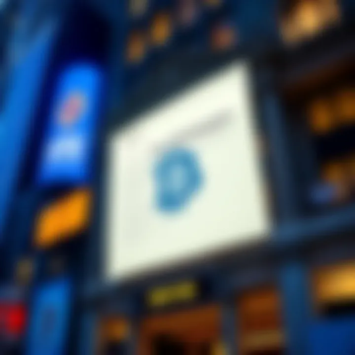 The Bitcoin whitepaper displayed at the New York Stock Exchange, symbolizing a key moment for cryptocurrency.