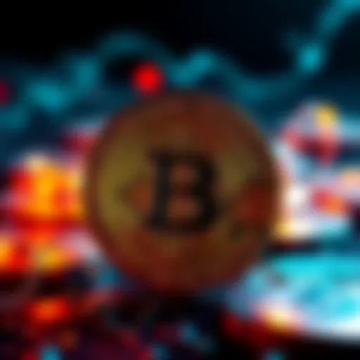 A visual representation of Bitcoin with a discount tag for Black Friday sales