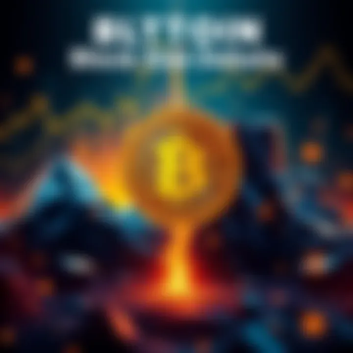 Bitcoin Block Size Debate A graphic illustrating the Bitcoin block size debate, showing a split view with larger blocks on one side and concerns about security and decentralization on the other, representing opposing views.