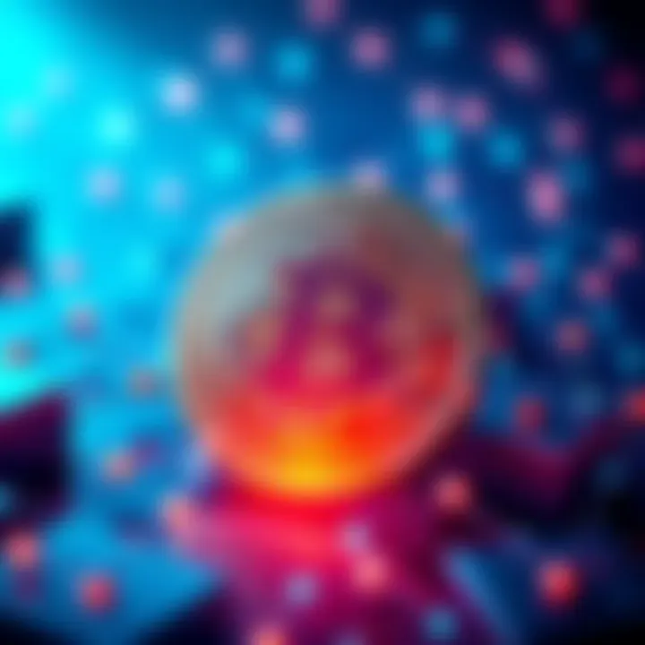 A visual representation of Bitcoin and blockchain technology, showing the Bitcoin symbol with interconnected blocks and digital connections.