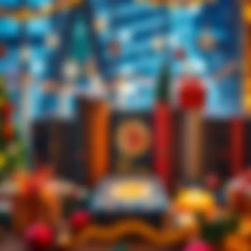 A collection of Bitcoin books displayed with festive decorations, perfect for holiday gifting.