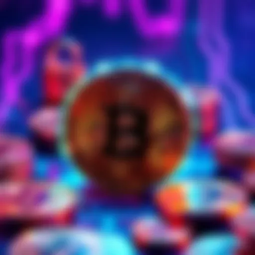 A visual representation of Bitcoin coins surrounded by a digital lock symbolizing security and limitations