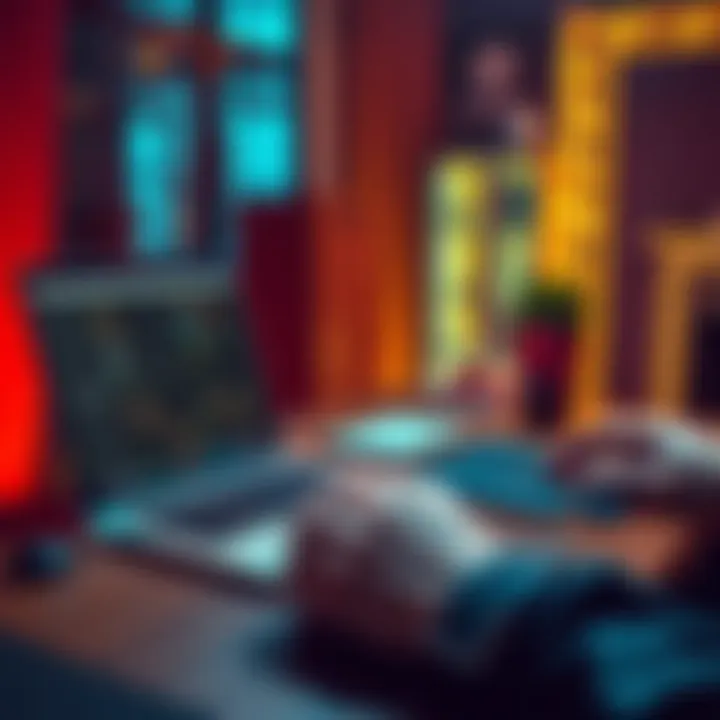 A person setting up a cold wallet for storing Bitcoin, with a laptop and hardware wallet on the table.