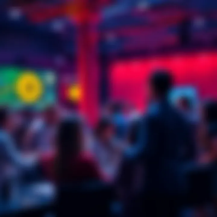 People engaging in a lively discussion about Bitcoin in a forum setting