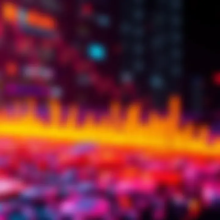 A visual representation of Bitcoin ETF outflows showing a downward trend, indicating significant investment withdrawals.