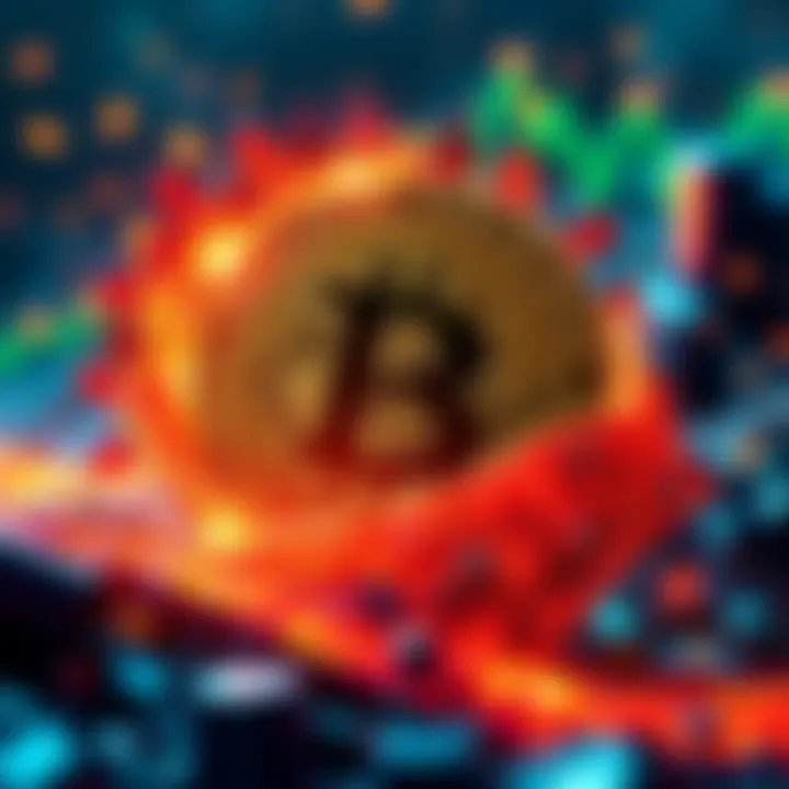 A visual representing Bitcoin transitioning from chaotic trading to a stable financial asset, symbolizing reliability and growth in finance.