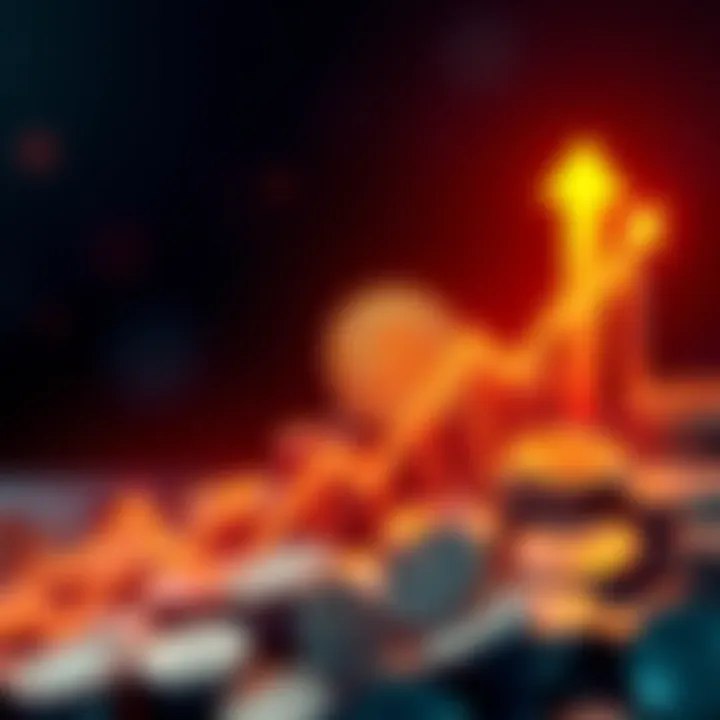 A graphic showing the dramatic increase in Bitcoin's value from $1 to millions, with a visual of coins and upward arrows representing growth.