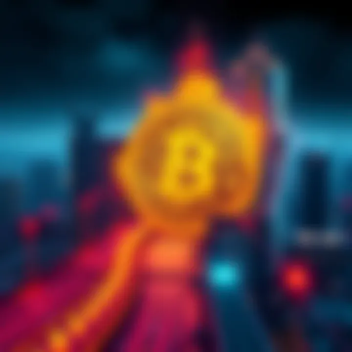 Bitcoin Infrastructure Progress A visual representation of Bitcoin infrastructure improvements with digital graphics showing yield, privacy, and institutional growth