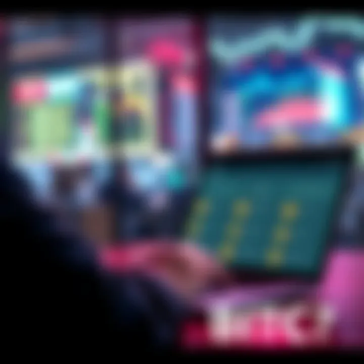 A person looking at a laptop displaying Bitcoin investment options, contemplating selling a Roth account for BTC purchases